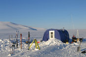 Weatherhaven on the ice